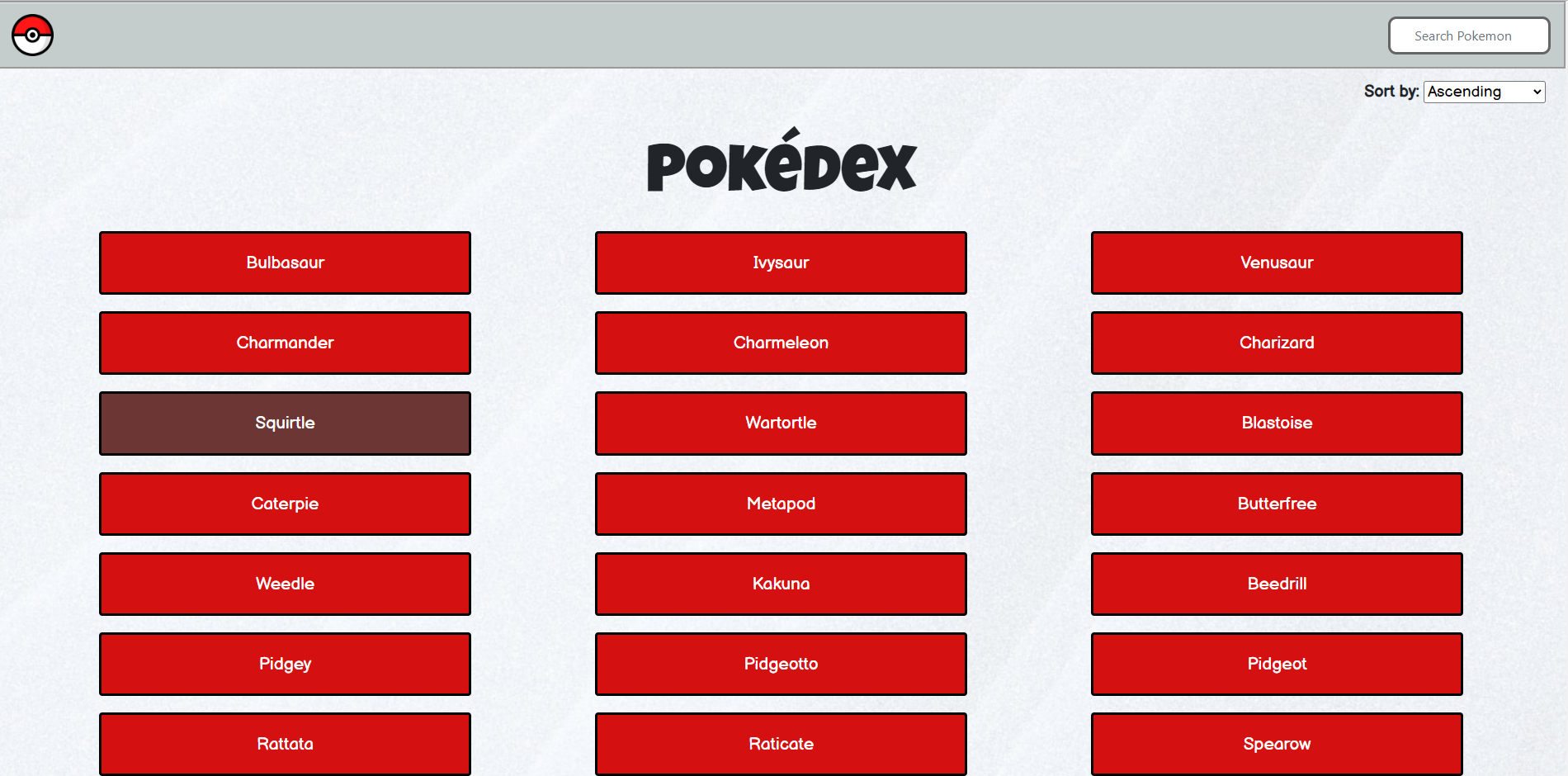 Pokédex App