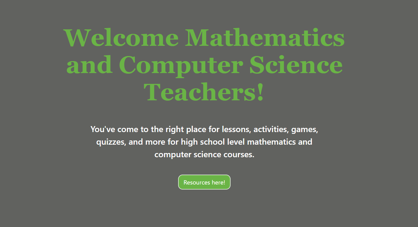 Math/CS Resources Site